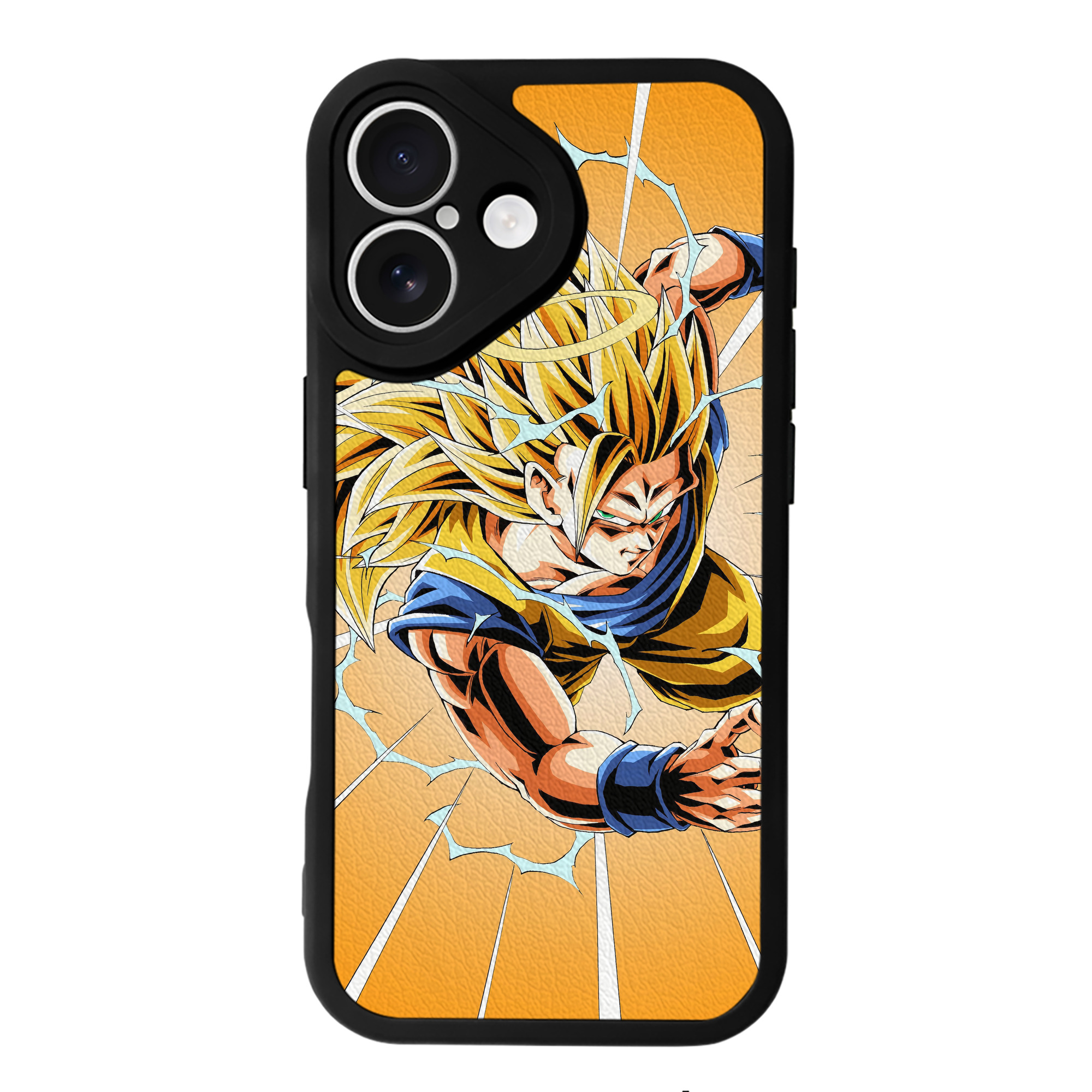 （画像用） ドラゴンボール DRAGON BALL 【iPhone 16シリーズ対応】シリコンスマホケース（レザー調） 材質：シリコン